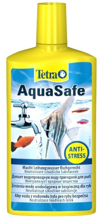 Preparat do oczyszczania wody w akwariach ryb ozdobnych AquaSafe 100ml