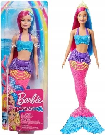 Nowa Lalka Barbie Mattel Dreamtopia - Syrenka GJK08