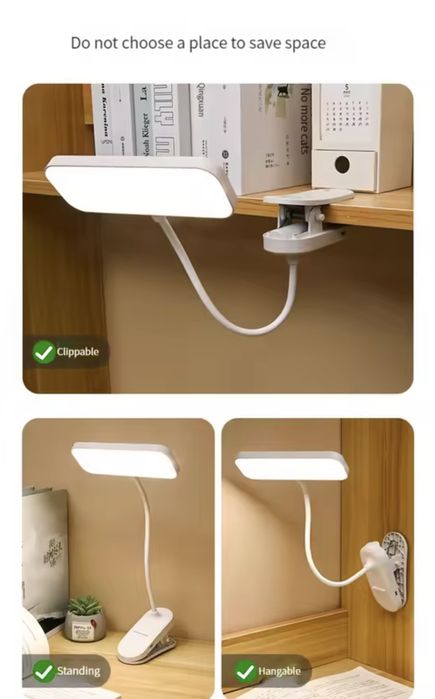 Лампа на прищепке Li-ion 4000 mAh 16 LED ISB