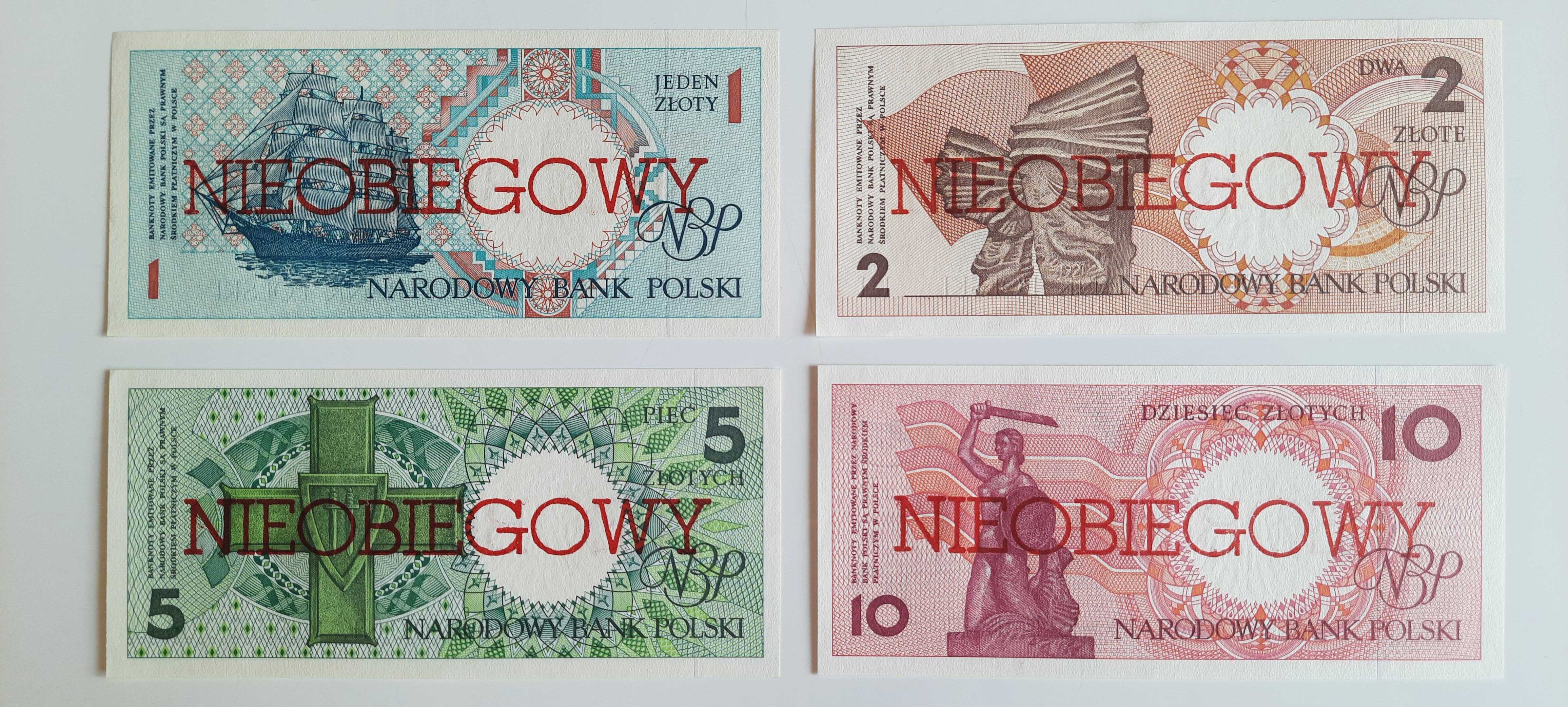 Zestaw banknotów - Miasta Polskie - Nieobiegowe / Nieobiegowy - UNC