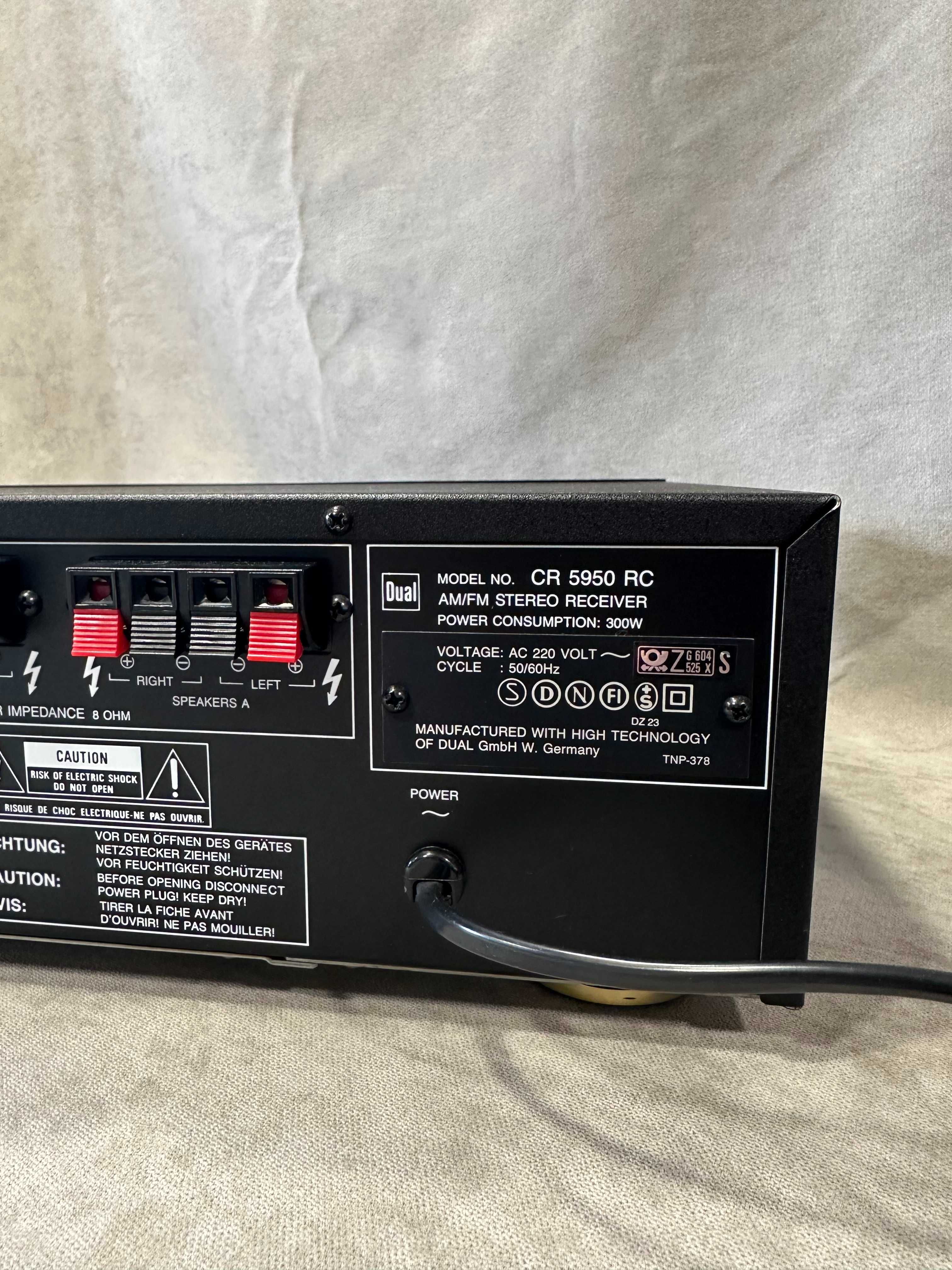 Wzmacniacz Amplituner Stereo DUAL CR 5950 RC