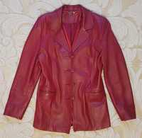 Пиджак кожаный, курточка кожаная, куртка кожа р.46-48