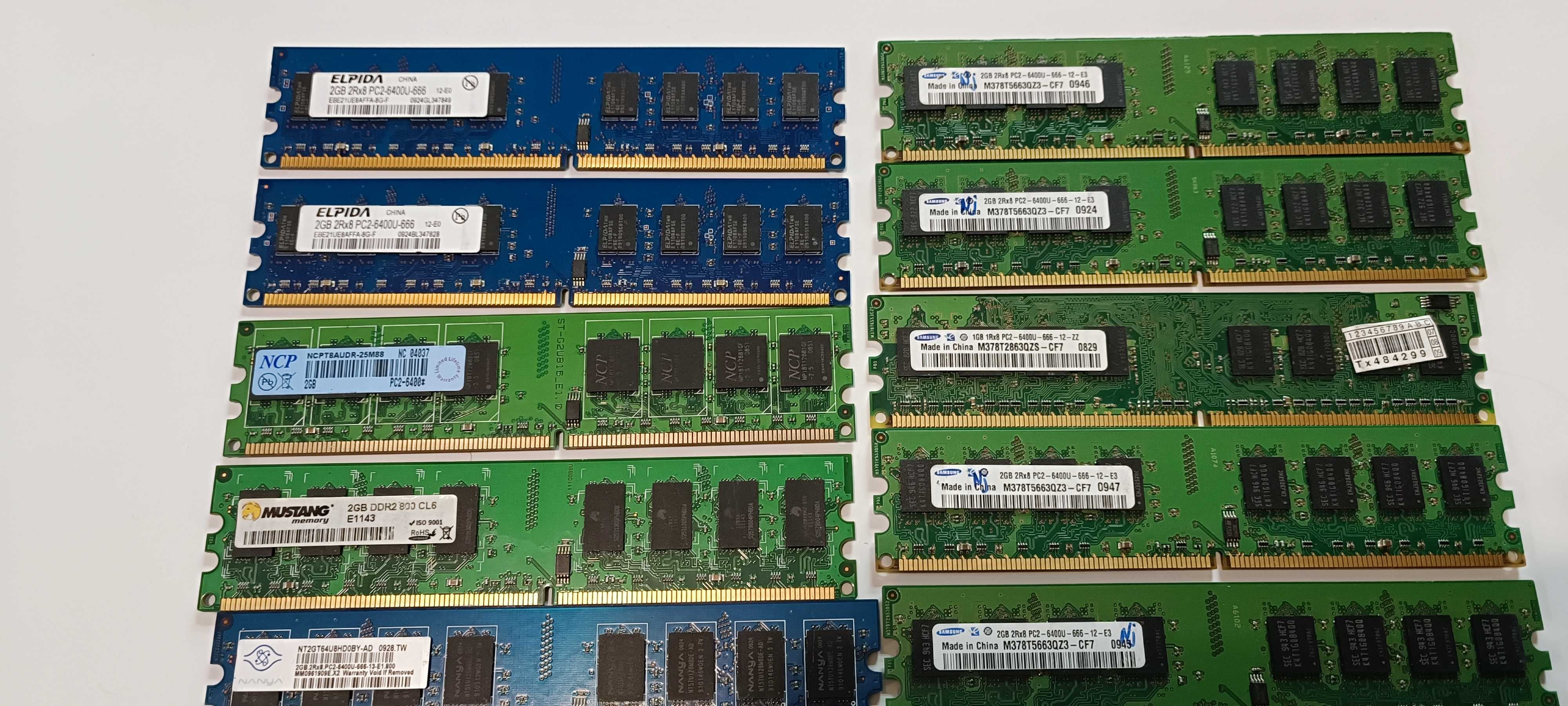 Процесоры АМД AM2 Интел 775/1151v1 Socket P, Оперативная память DDR2