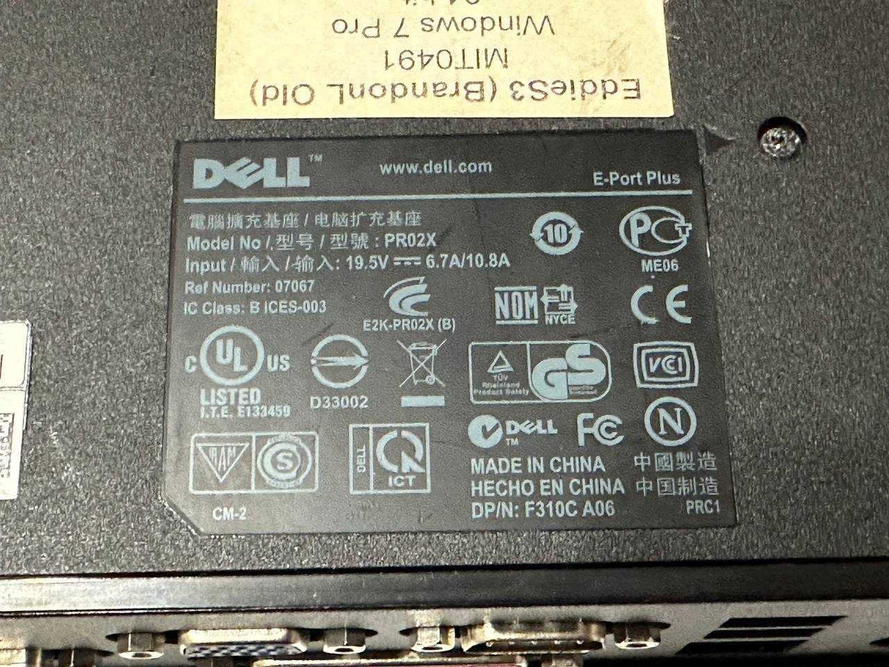 Дoк-cтaнція DELL PR02X USB 3.0