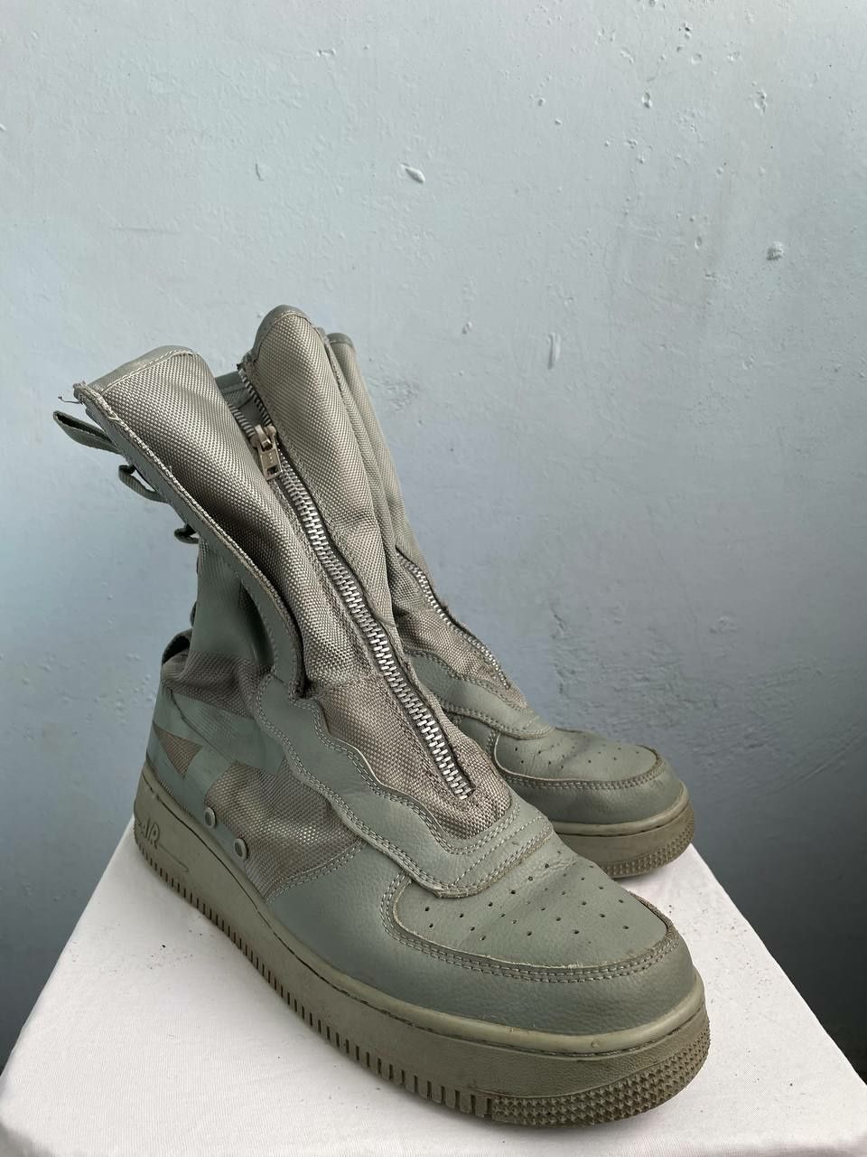 Nike Air force AF1 hi grey zip lock оригинал