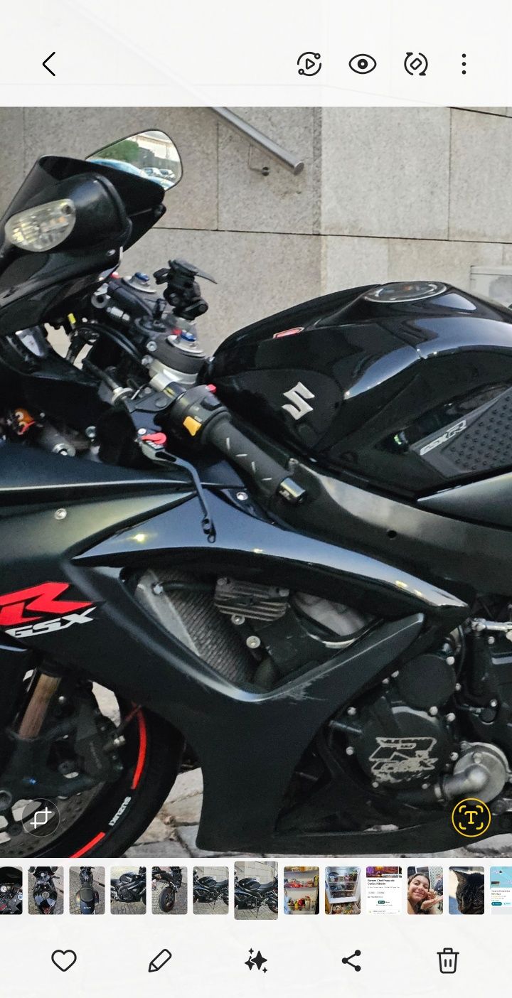 Vendo Suzuki Gsxr 750 k7 ou troco