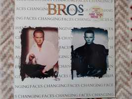 Bros - Changing Faces - 1991 pop mais 2 singles em vinil