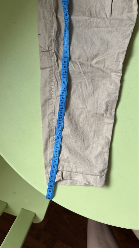 Брюки, штани, беж, літні H&M