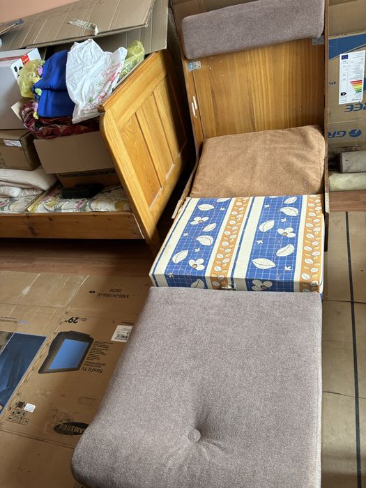 Мʼяке крісло, розкладне