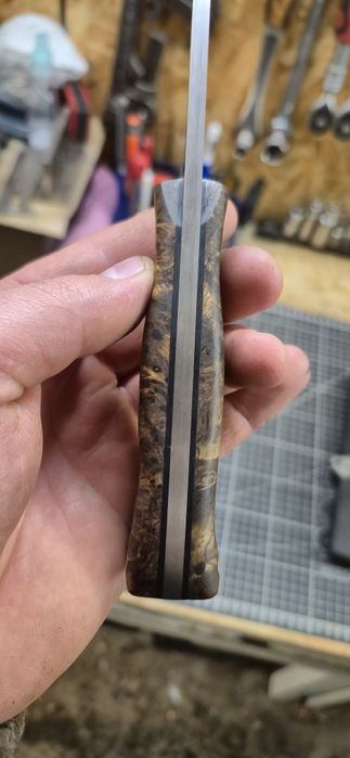Nóż ręcznie robiony bushcraft stal Becut