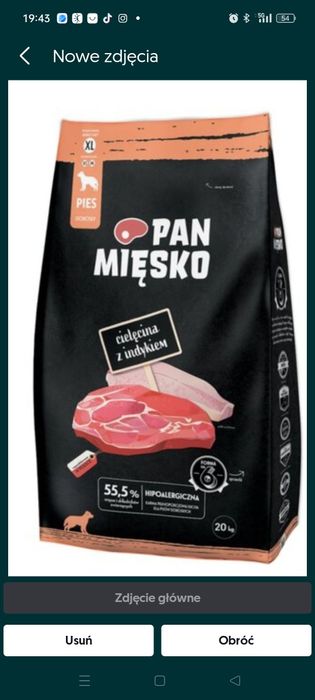 20kg Pan Mięsko XL Cielęcina z Indykiem