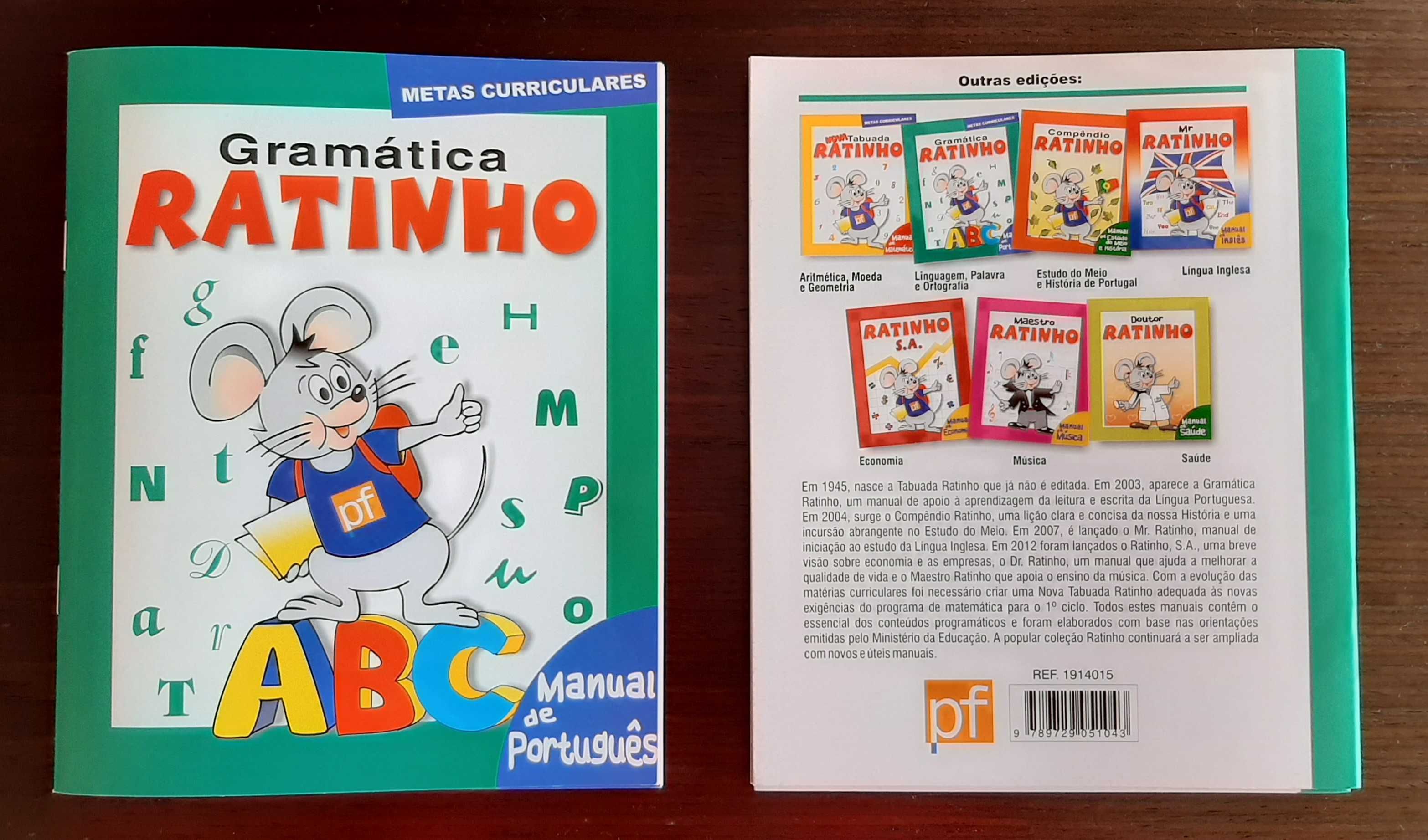 Livro NOVO - Gramática Ratinho - Manual de Português