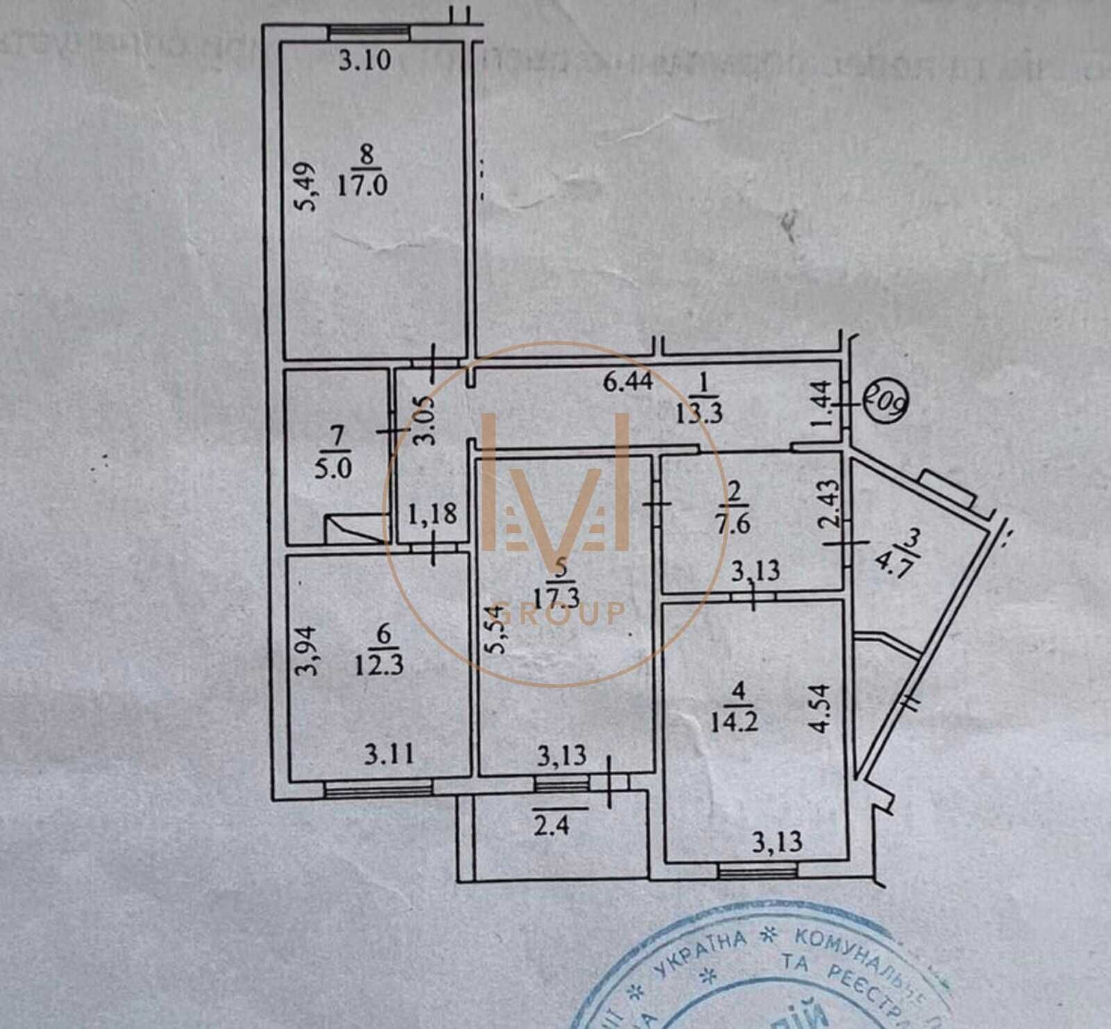 БЕЗ% 3кім з ремонтом 94м2 Урлівська Ахматової Григоренка