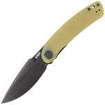 Nóż składany Kubey Momentum Yellow G10, Dark Stonewashed AUS-10 by She
