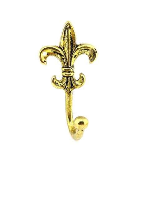 Cabide Flor de Lis em Latão