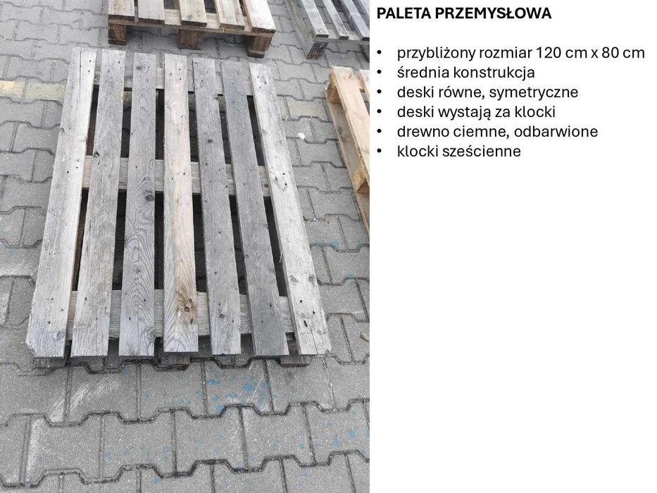 Sprzedam palety przemysłowe