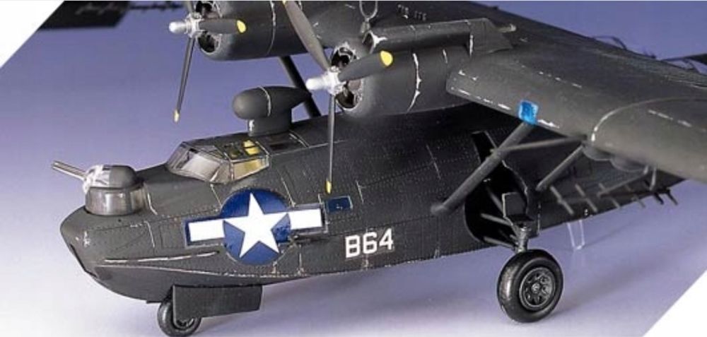 Academy 12487 Wodnopłat PBY-5A Catalina Black Cat model samolot 1/72