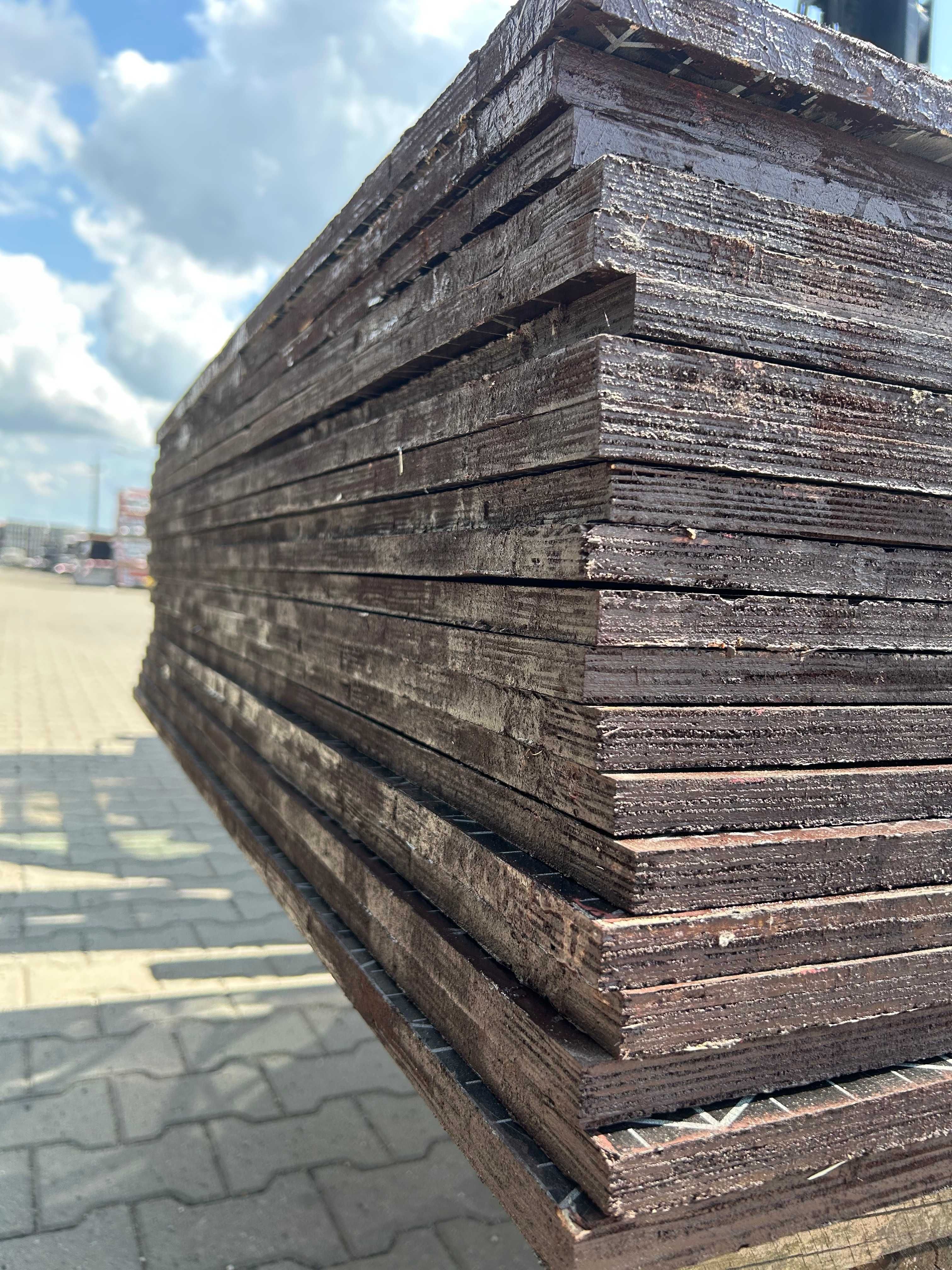 Sklejka wodoodporna szalunkowa 21mm 250x125 Cena BRUTTO 52,80 m2