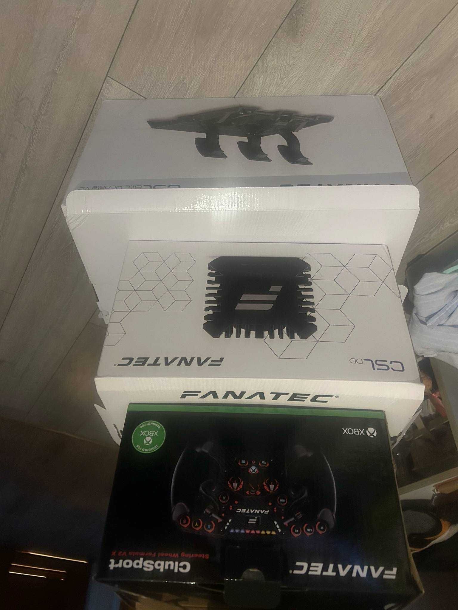 Fanatec CSL DD+ Elite Pedals V2+ Formuła V2 WHEEL+ Table clamp