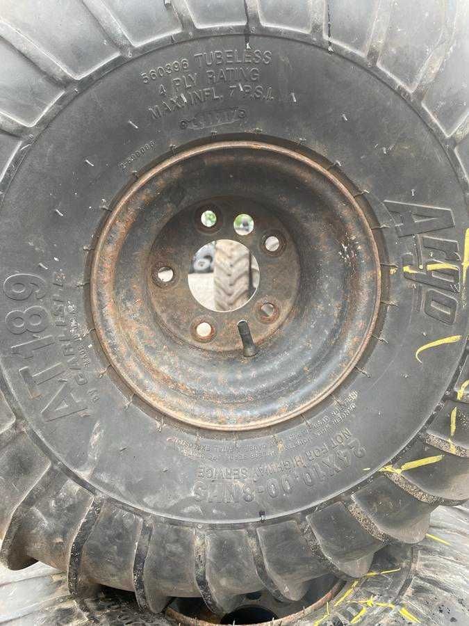 Opony używane 24x10.00-8 Agro AT189 Koła 90% Bieżnika Możliwa Wysyłka