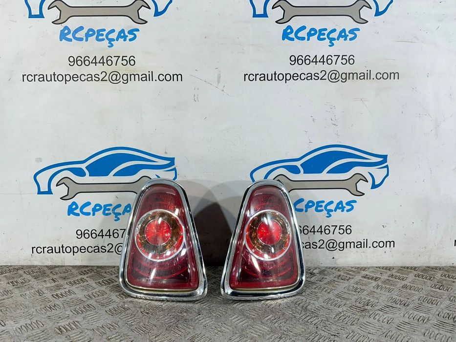 .Farolins Tras Traseiros Originais Led Esquerdo Direito Mini Cooper One R56 R57 Cabrio R58 Roadster R59 Coupe 2006 - 2012