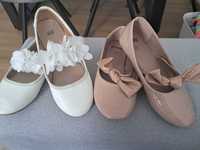 Dwie pary balerinek buciki rozmiar 30 H&M, Sinsay