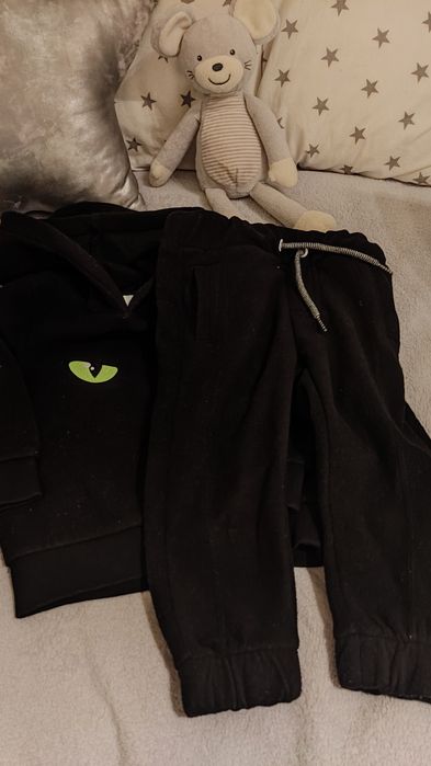 Ciepły polarowy dres C&A i Cool Club Smyk rozm. 92 bluza  Szczerbatek