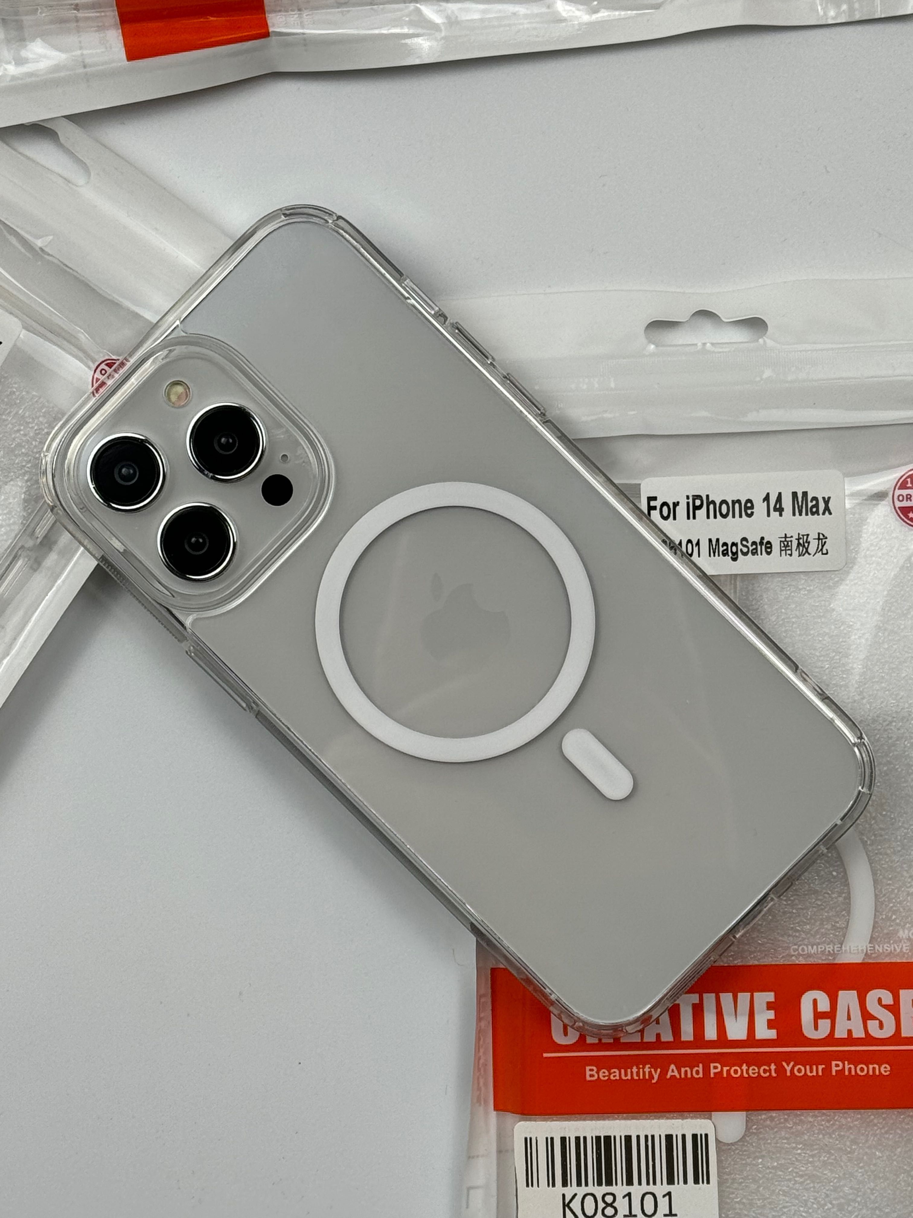 Чохол прозорий Clear Case MagSafe iPhone 14 Pro Max та всієї серії