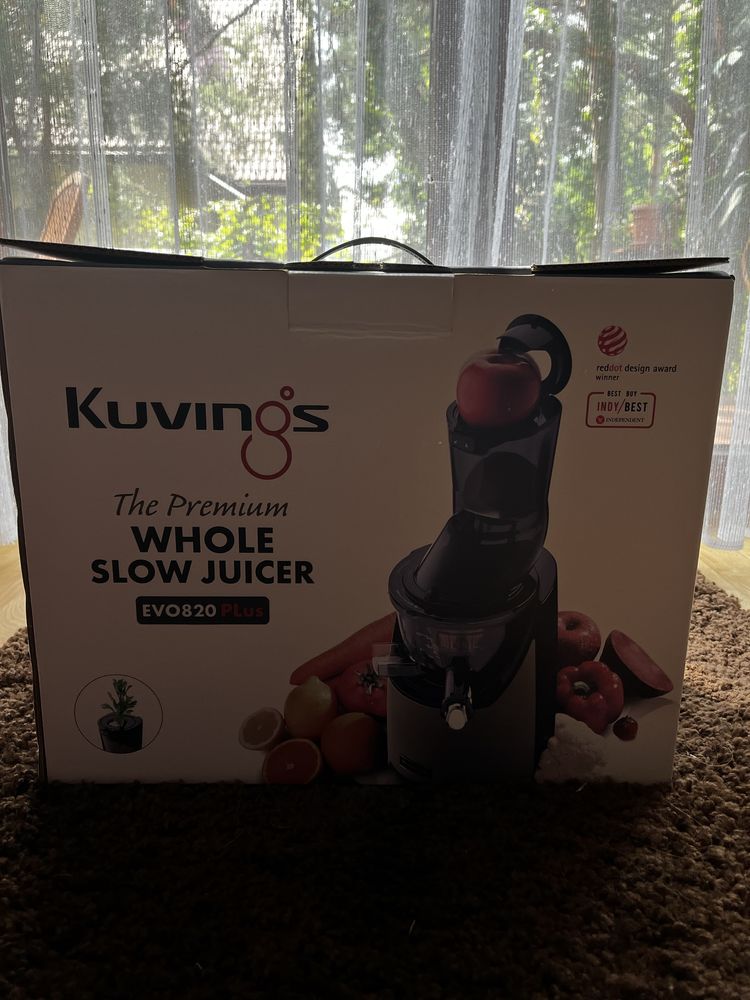 Wyciskarka wolnoobrotowa kuvings 820 plus + akcesoria