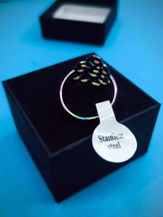 Anel multicolorido em Aço Inoxidável