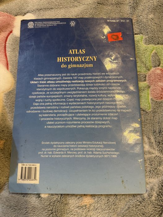 Atlas historyczny do gimnazjum (historia, edukacja)