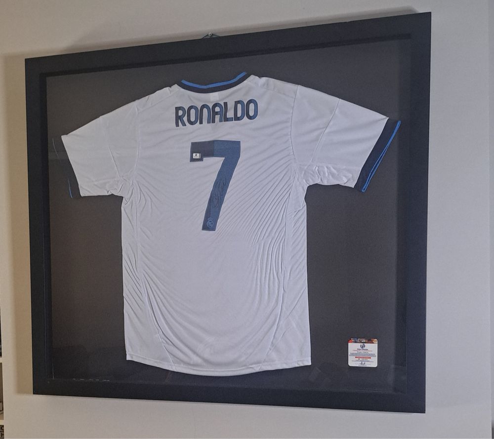 Camisola Cristiano Ronaldo oficial e autografada