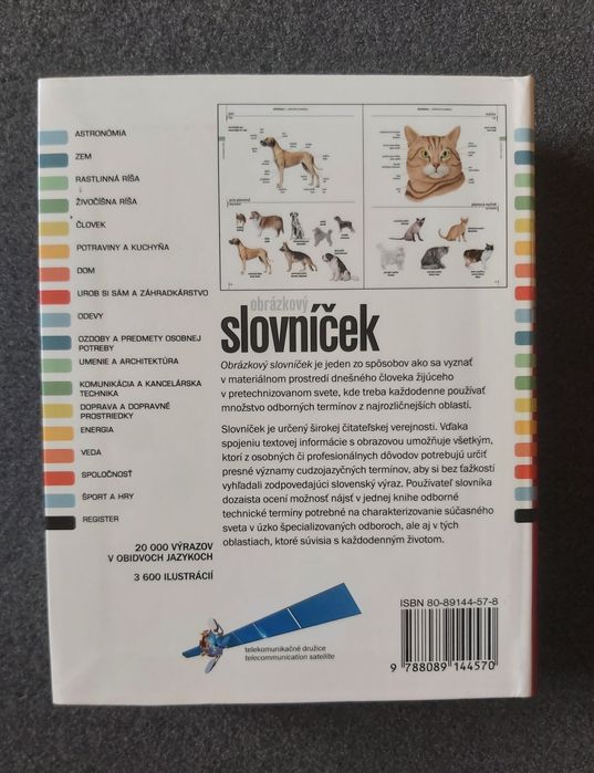 Słownik obrazkowy słowacki angielski Corbeil słowniczek