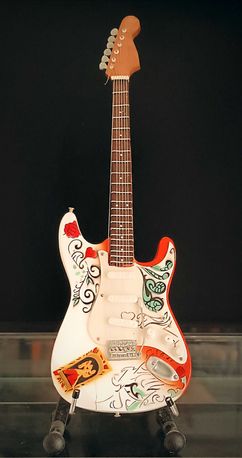 Gitara Miniatura Fender Axe Heaven Jimi Hendrix Monterey Stratocaster