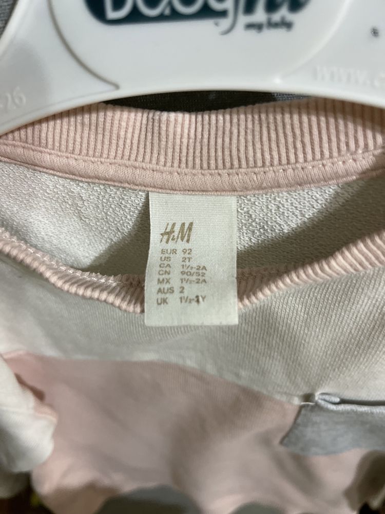 костюм h&m трьохнитка для дівчинки