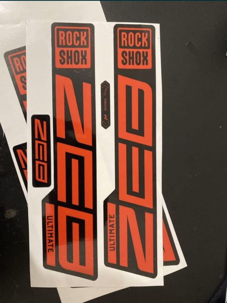 Decals Kit ROCK SHOX ZEB Ultimate