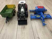 Zabawki bruder. Traktor Steyr , przyczepa , agregat lemken