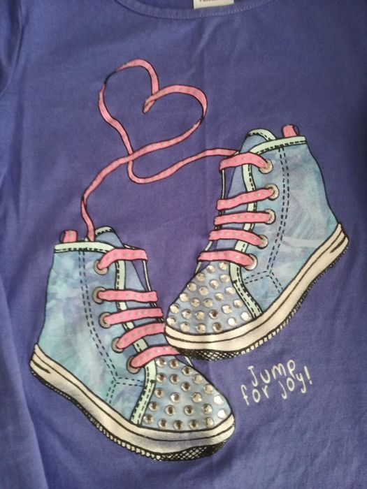 Bluzka, t-shirt z długim rękawem C&A, roz 122