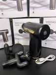 Масажер для тіла Massage Gun + 4 насадки перкусійний