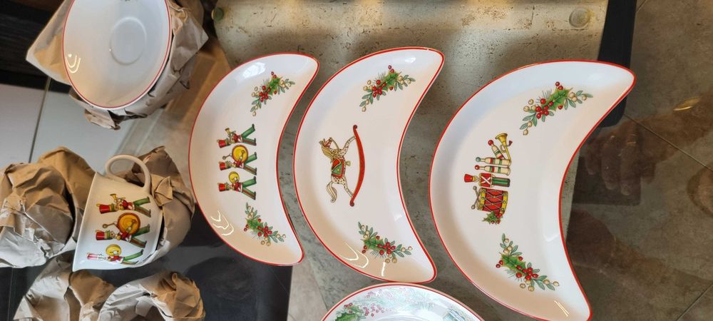 Conjunto loiça VISTA ALEGRE (cristmas magic 45 peças novas) porcelana