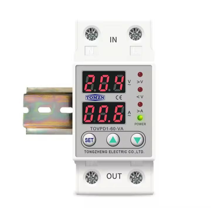 Защитное реле напряжения TOMZN TOVPD1-40-EC  40А