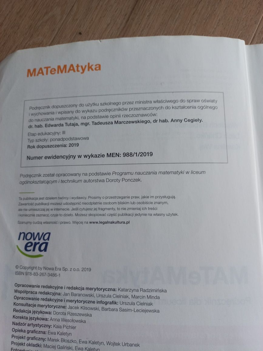 Matematyka 1 podręcznik