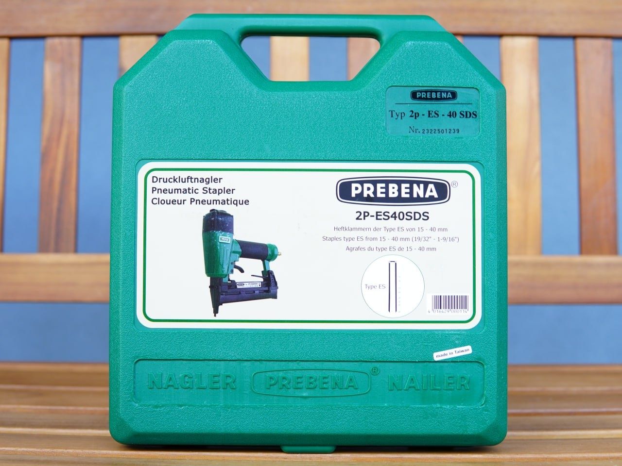Пневмопистолет Prebena 2P-ES40SDS для скоб: профессиональный инструмен