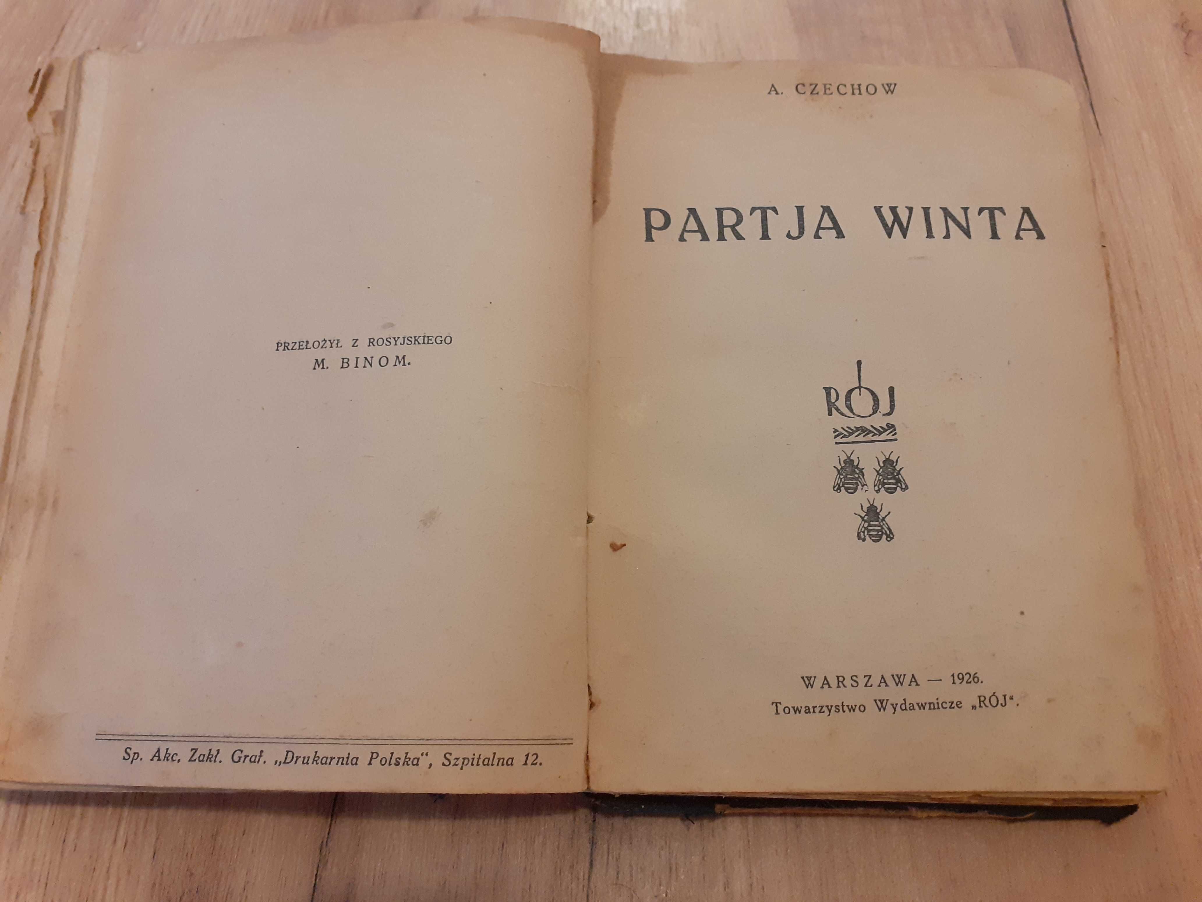 Książka Czarny Orzeł A. Puszkin 1926r