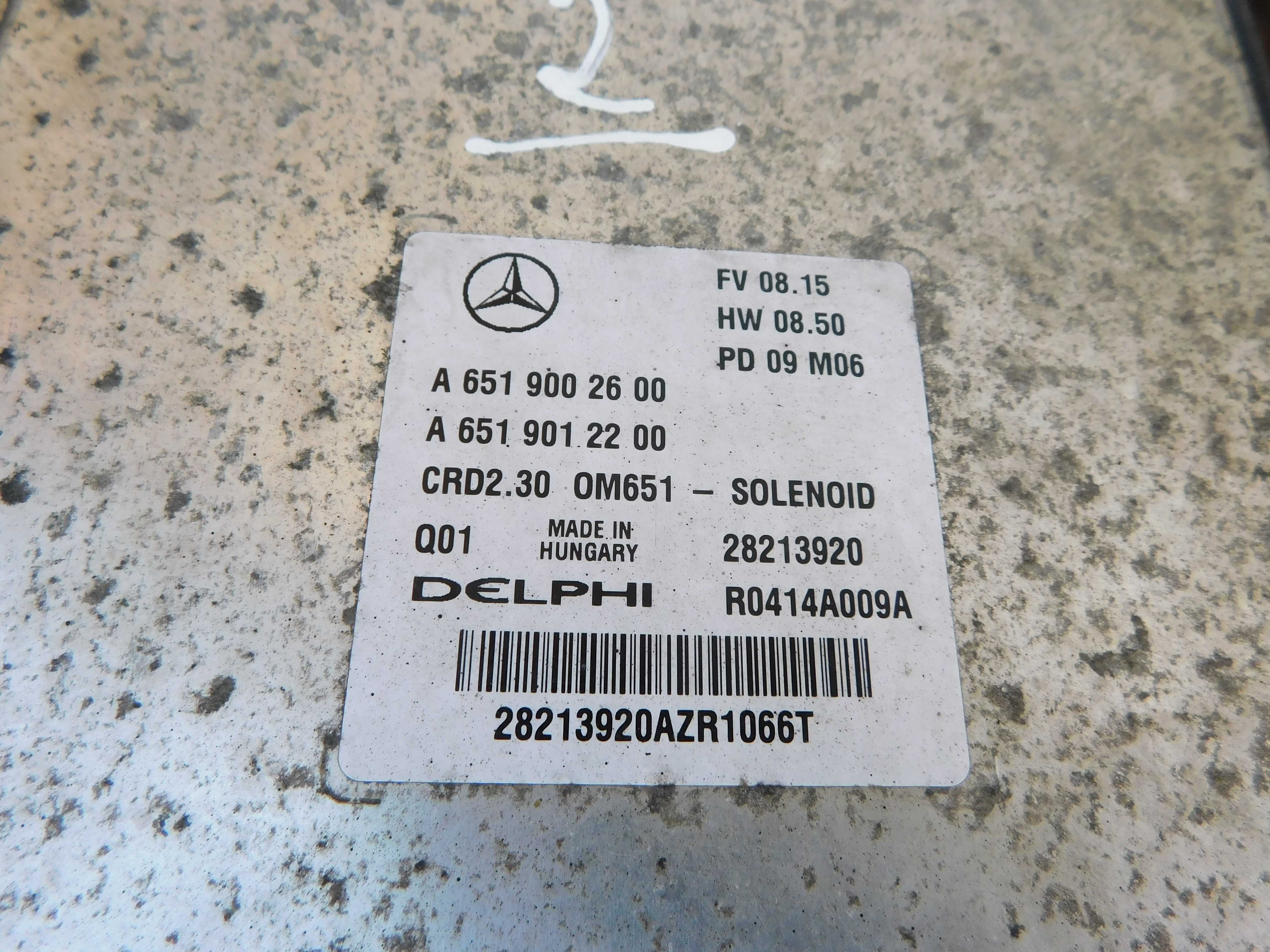 Mercedes Sprinter 906 komputer sterownik silnika 2600