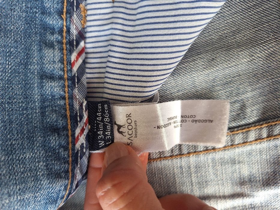 Calças ganga Sacoor Brothers tam. 44