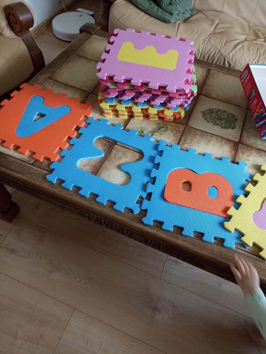 Puzzle piankowe alfabet dla dzieci