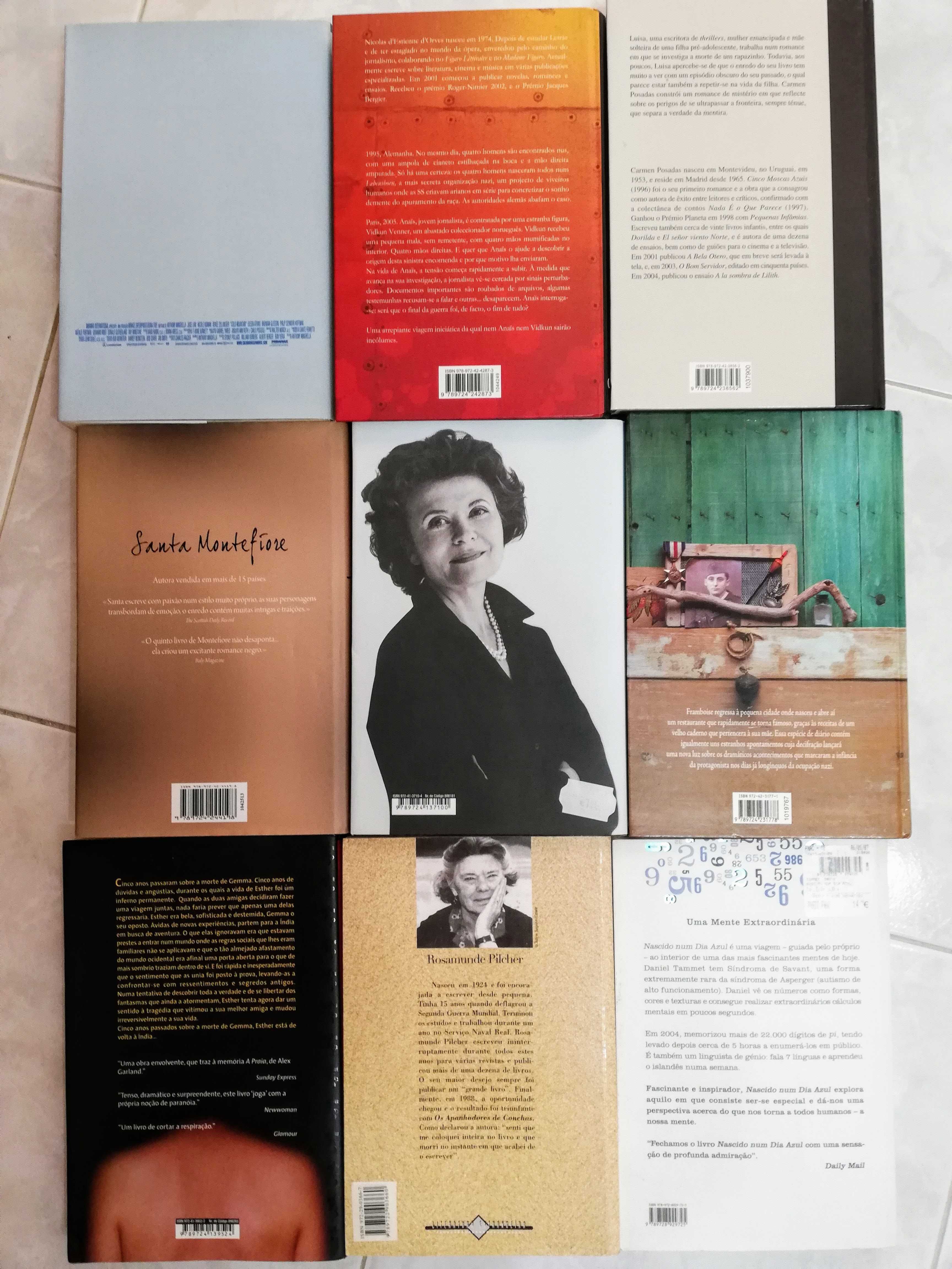 Livros de Romance, Trillers e Ficção - Estrangeiros, Cada 4€