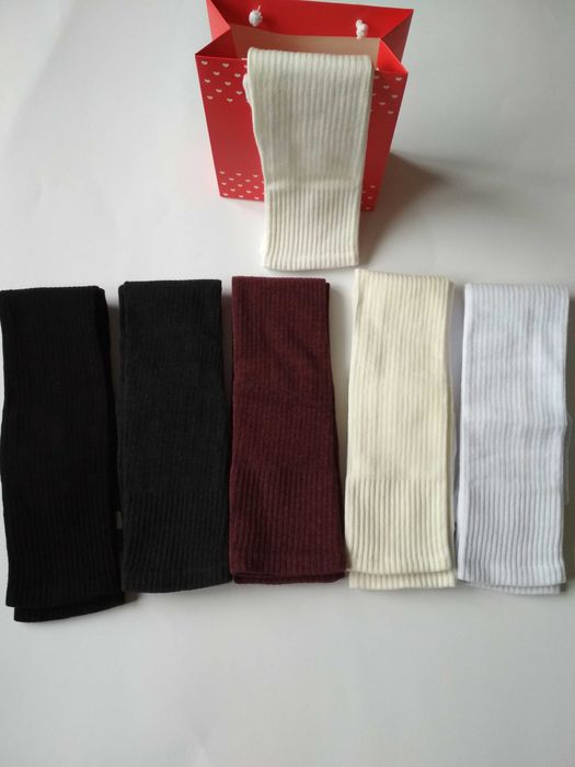 Гольфи вище коліна жіночі в рубчик заколінки