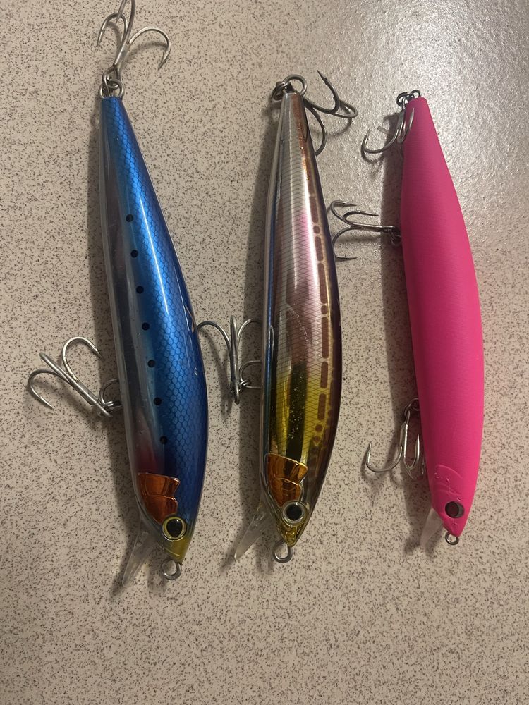 Amostras spinning shimano bassday
